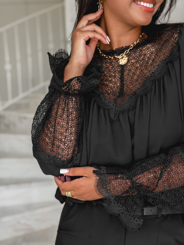 Blouse Cornélia - Noir