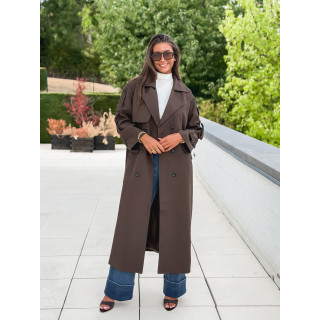 Trench Faustina - Chocolat