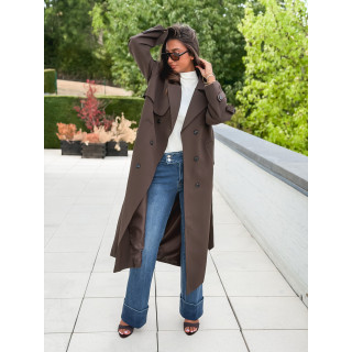 Trench Faustina - Chocolat