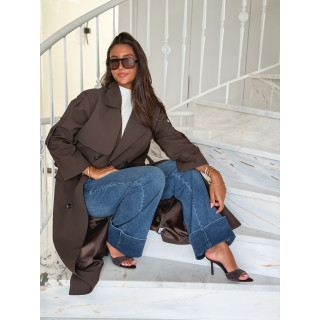 Trench Faustina - Chocolat