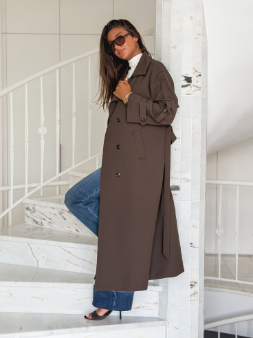 Trench Faustina - Chocolat