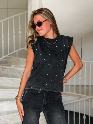 T-shirt Agda - Noir