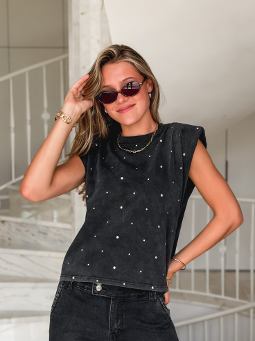 T-shirt Agda - Noir