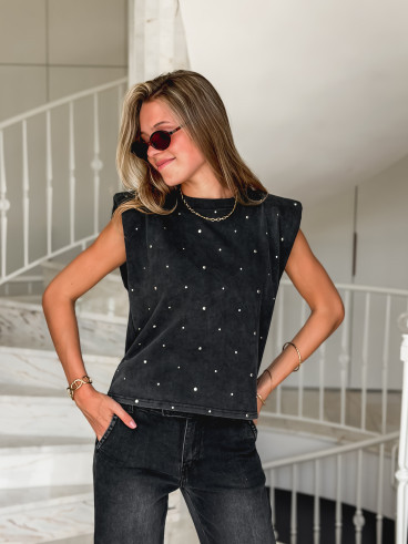 T-shirt Agda - Noir T-shirt Agda - Noir