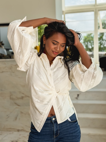 Chemise Odeline - Ecru