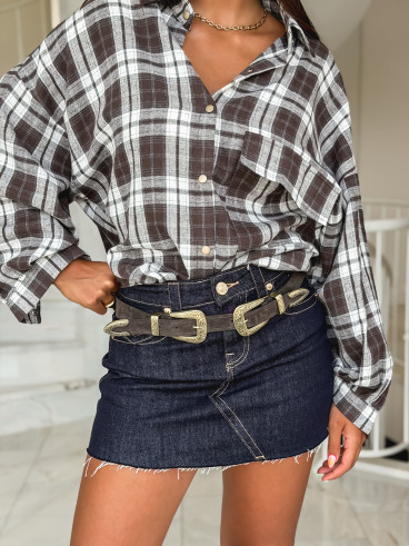 Ceinture Katelyne - Chocolat