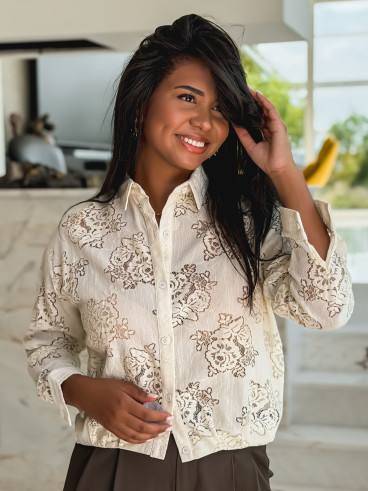 Chemise Natanella - Ecru