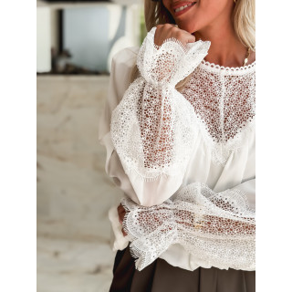 Blouse Cornélia - Blanc