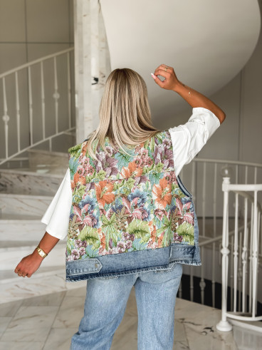 Veste en jeans Valéa - Bleu