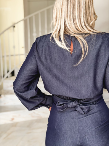 Blouse Teresa - Bleu marine