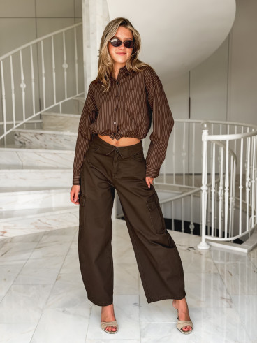 Jeans Marline - Chocolat Jeans Marline - Chocolat