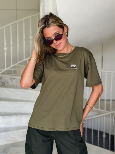 T-shirt Anceline - Kaki