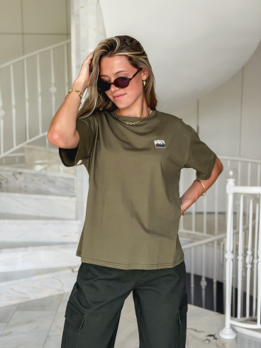 T-shirt Anceline - Kaki