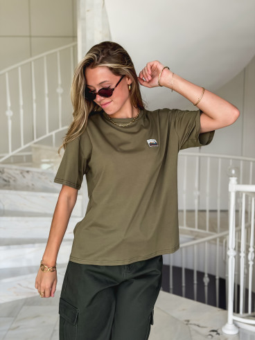 T-shirt Anceline - Kaki