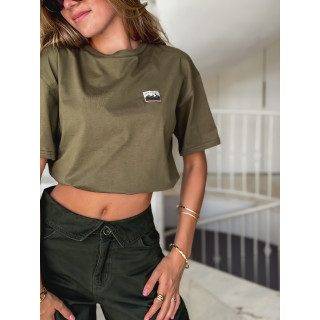 T-shirt Anceline - Kaki