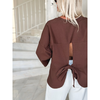 T-shirt Tatiana - Chocolat