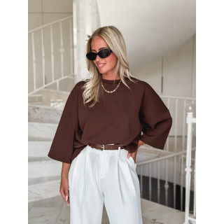T-shirt Tatiana - Chocolat