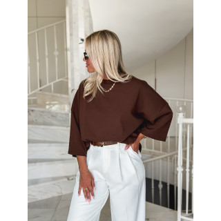 T-shirt Tatiana - Chocolat