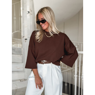 T-shirt Tatiana - Chocolat