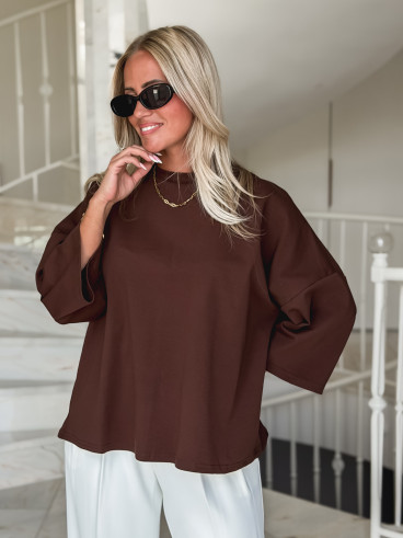 T-shirt Tatiana - Chocolat