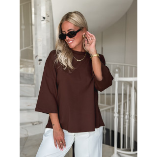 T-shirt Tatiana - Chocolat