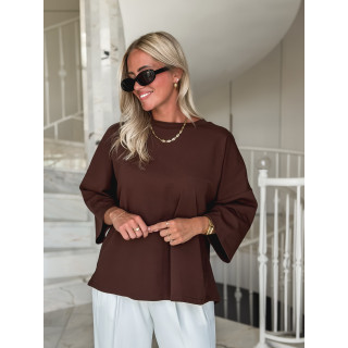 T-shirt Tatiana - Chocolat
