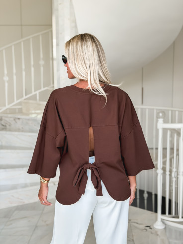 T-shirt Tatiana - Chocolat