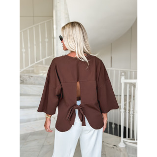 T-shirt Tatiana - Chocolat
