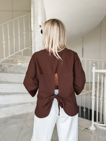 T-shirt Tatiana - Chocolat