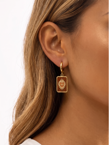 Boucles d'oreilles Léonara - Doré