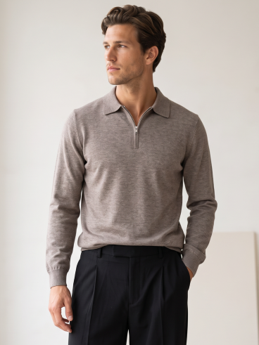 Pull François - Taupe
