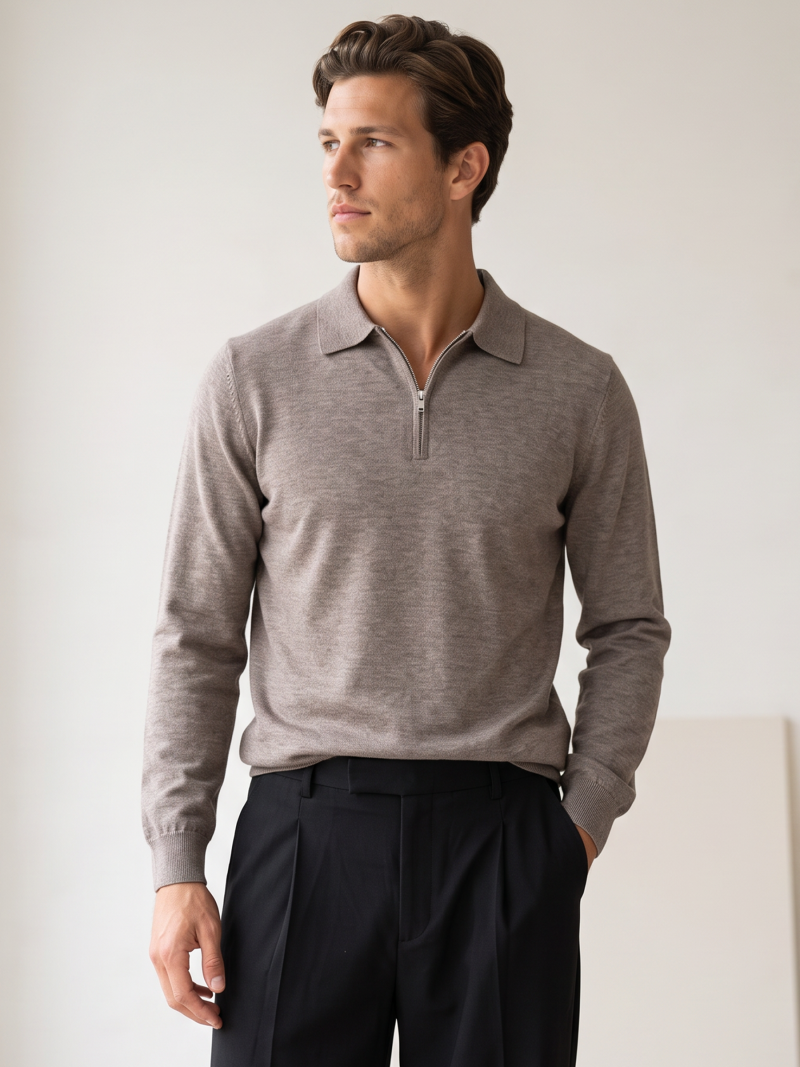Pull François - Taupe Pull François - Taupe