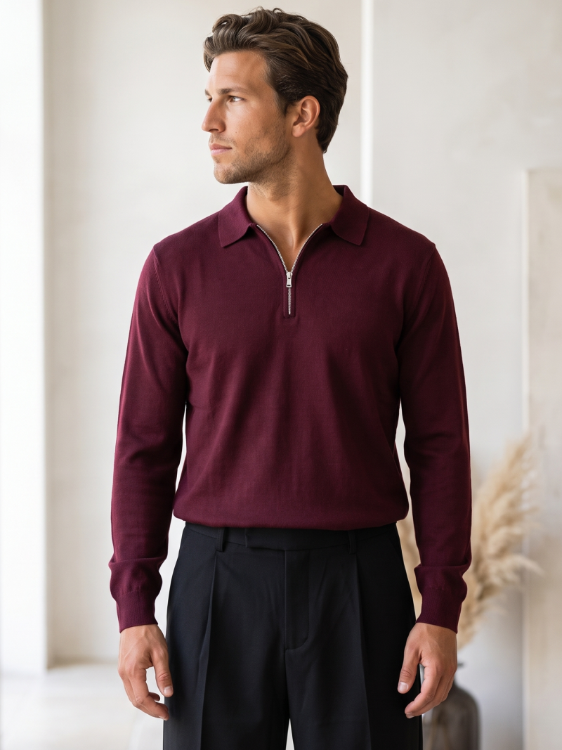 Pull François - Bordeaux Pull François - Bordeaux