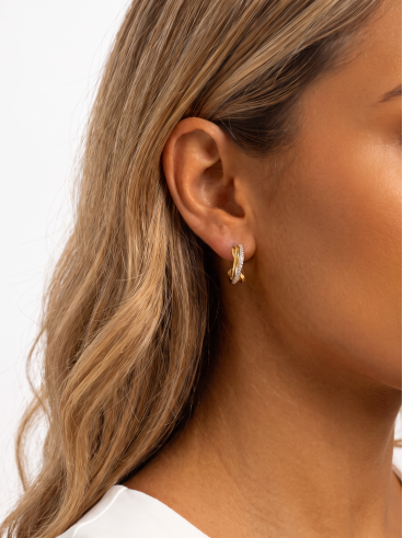 Boucles d'oreilles Milene - Doré