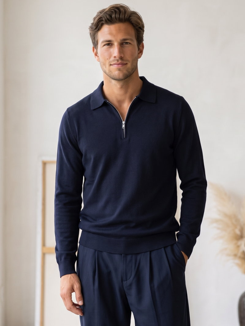 Pull François - Bleu marine Pull François - Bleu marine
