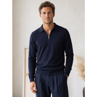 Pull François - Bleu marine
