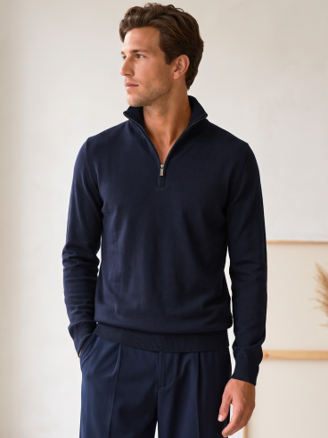 Pull fin Willy - Bleu marine