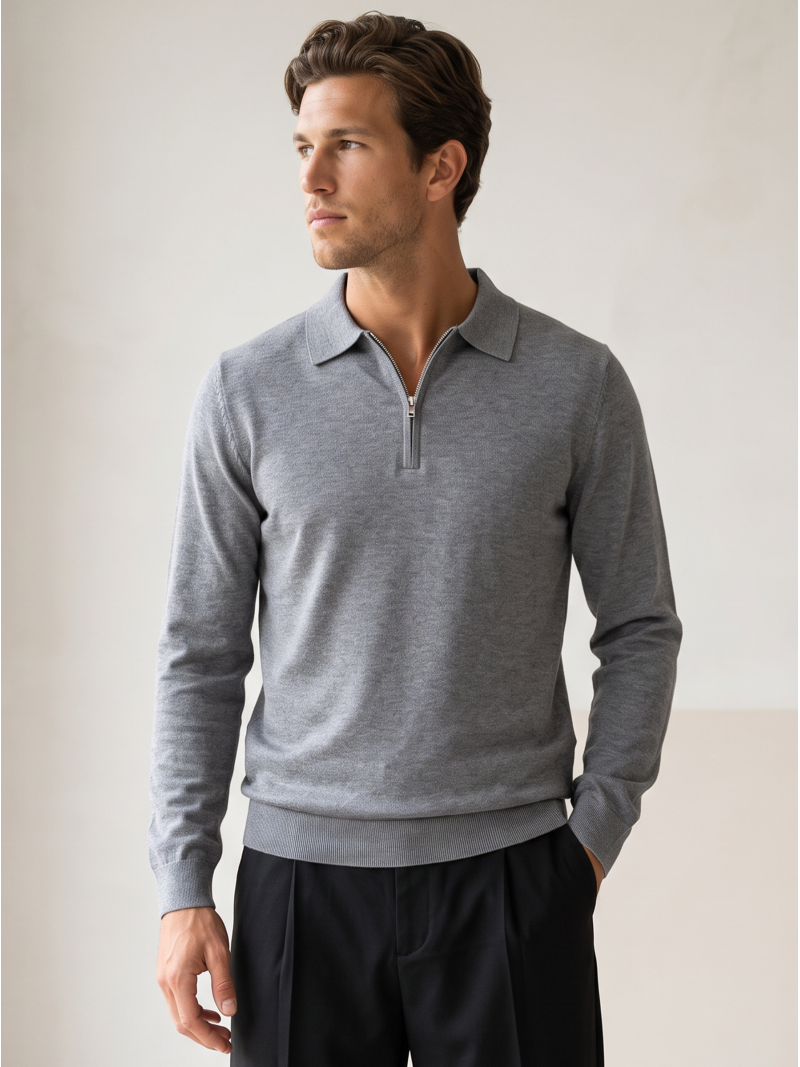 Pull François - Gris clair