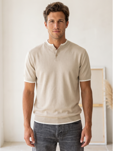 Polo Edwin - Beige