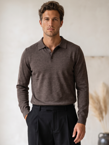 Pull Alban - Marron
