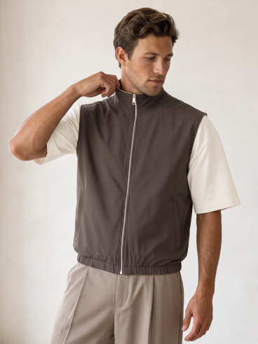 Veste réversible Alaric - Choco/Beige Veste réversible Alaric - Choco/Beige