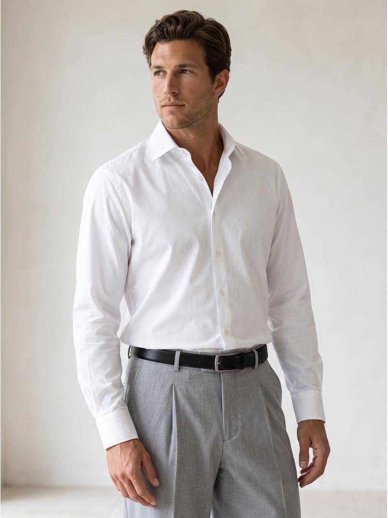 Chemise John - Blanc