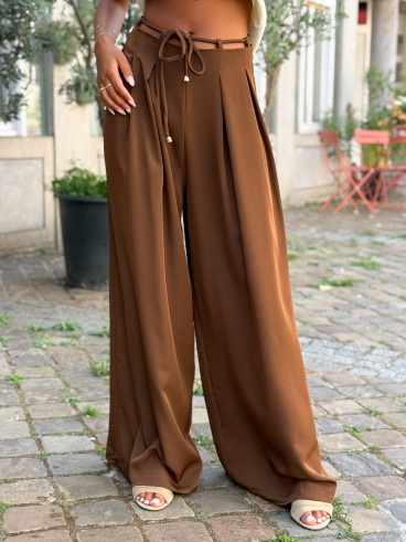 Pantalon Léonore - Chocolat