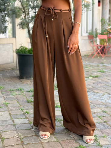 Pantalon Léonore - Chocolat