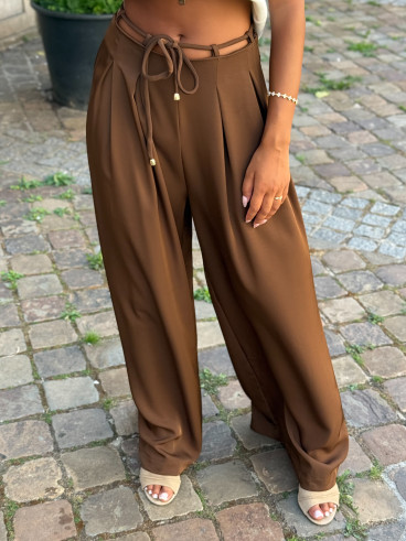 Pantalon Léonore - Chocolat