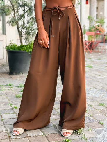 Pantalon Léonore - Chocolat
