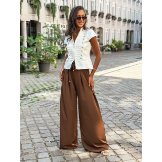 Pantalon Léonore - Chocolat