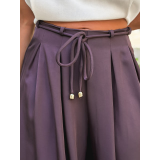 Pantalon Léonore - Aubergine