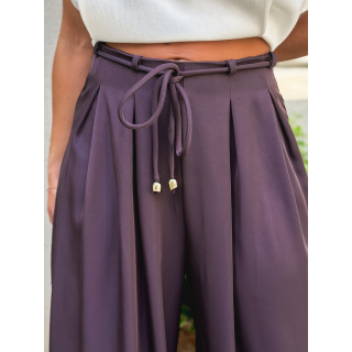 Pantalon Léonore - Aubergine