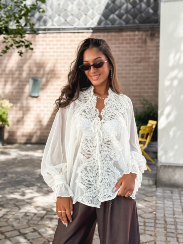 Blouse Ariella - Crème